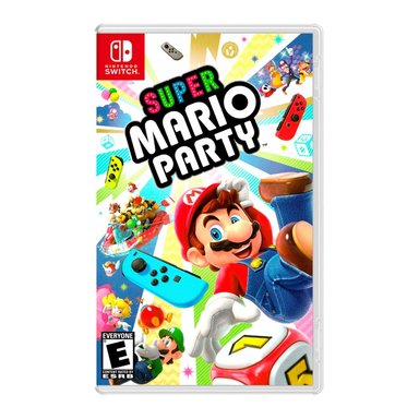CONSOLA NINTENDO SWITCH MODELO OLED BLANCO + SUPER MARIO PARTY + ESTUCHE MARIO AND FRIENDS - 5