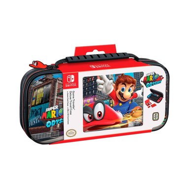 CONSOLA NINTENDO SWITCH MODELO OLED BLANCO + MARIO ODYSSEY + ESTUCHE ODYSSEY - 6