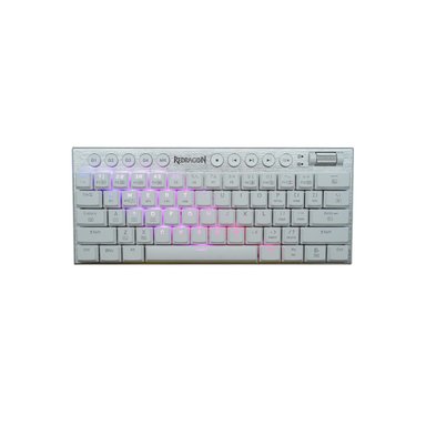 TECLADO REDRAGON GAMER HORUS MINI CABLEADO ENGLISH K632-PRO-RGB WHITE RED SWITCH - 4
