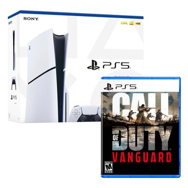 CONSOLA PS5 PLAYSTATION 5 SLIM CON LECTOR DE DISCOS + CALL OF DUTY VANGUARD - 1