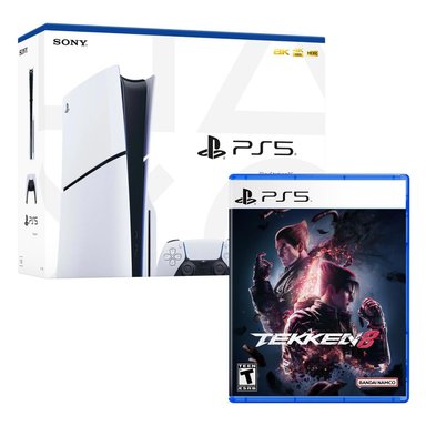 CONSOLA SONY SLIM PS5 PLAYSTATION 5 CON LECTOR DISCOS + TEKKEN 8 - 1