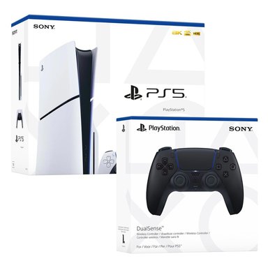 CONSOLA PS5 PLAYSTATION 5 SLIM CON LECTOR DE DISCOS + MANDO NEGRO - 1