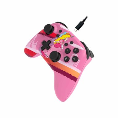 MANDO NINTENDO SWITCH INALÁMBRICO HORI CONTROL PEACH - 2