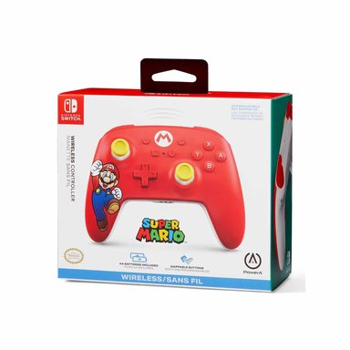 MANDO PRO POWERA WIRELESS NINTENDO SWITCH MARIO JOY - 4