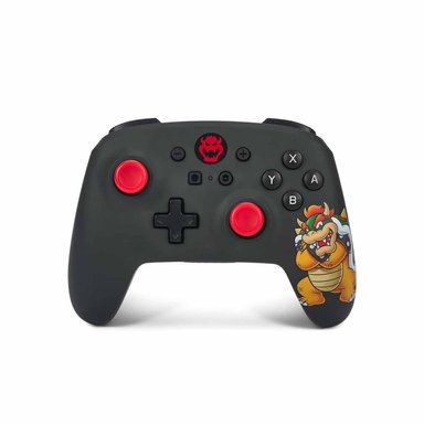 MANDO NINTENDO SWITCH PRO POWERA WIRELESS BOWSER - 1