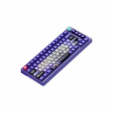 TECLADO INALÁMBRICO MACHENIKE GAMER T B82 TRI-MODE RGB PURPLE LINEAR SWITCH PURPLE/GREEN K600 - 4