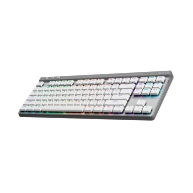TECLADO INALÁMBRICO LOGITECH GAMER TKL LIGHTSPEED/BT LIGHTSYNC RGB WHITE G515 - 4
