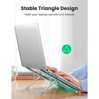 SOPORTE PORTÁTIL UGREEN PARA LAPTOP DE 8' A 17.3' METAL SILVER (40289) - 5