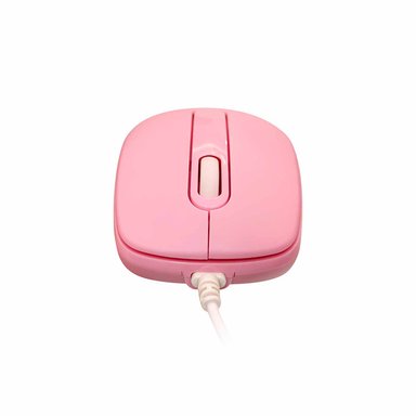 MOUSE TEROS TE-1221S ÓPTICO 1000 DPI USB 3 BOTONES PINK - 3