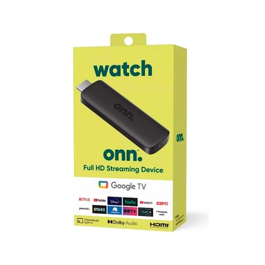 CONVERTIDOR GOOGLE TV WATCH ONN FULL HD STREAMING DEVICE TV-BLACK - 1