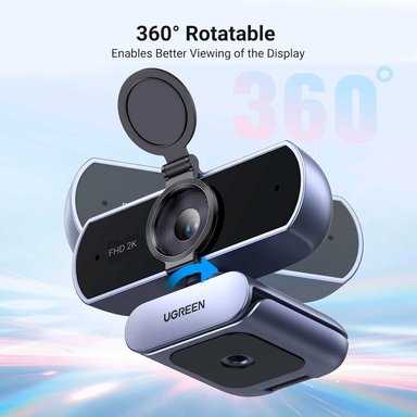 CAMARA WEB UGREEN CM717 FHD 2K 30 FPS NEGRO 25442 - 5