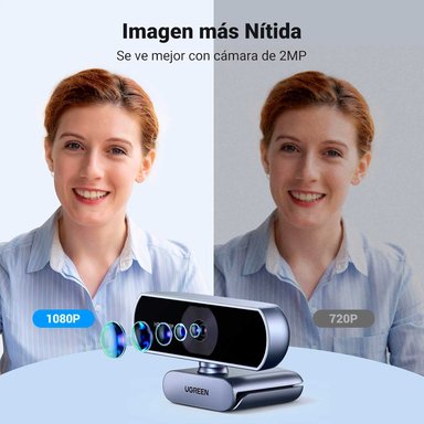 CAMARA WEB UGREEN CM678 FHD 1080P NEGRO 15728 - 3