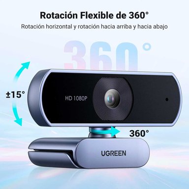 CAMARA WEB UGREEN CM678 FHD 1080P NEGRO 15728 - 5