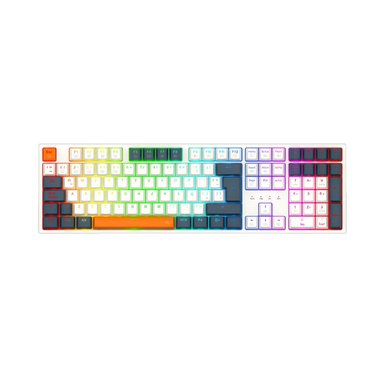 TECLADO GAMER REDRAGON TRUNDLE K668WBO RGB SPANISH - 1