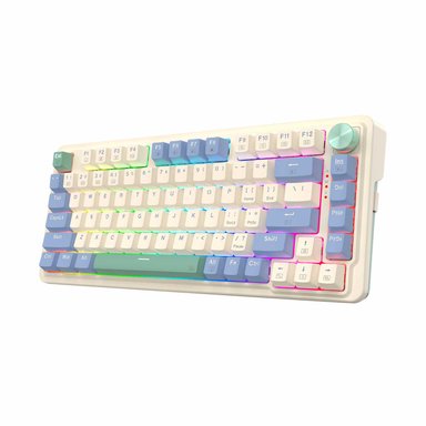 TECLADO GAMER REDRAGON UCAL PRO RGB WIRELESS SPANISH K673CPG PASTEL - 3