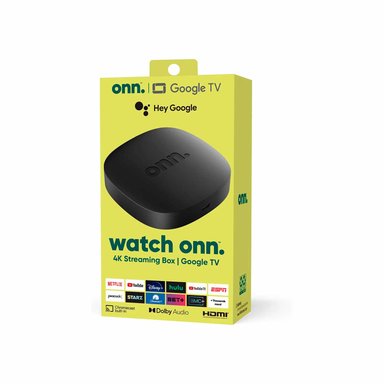ONN GOOGLE TV 4K UHD STREAMING BOX CHROMECAST - 1