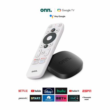 ONN GOOGLE TV 4K UHD STREAMING BOX CHROMECAST - 5
