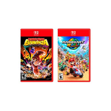 CONSOLA NINTENDO SWITCH 2 + MARIO KART WORLD  + DONKEY KONG BANANZA - 3
