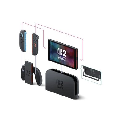 CONSOLA NINTENDO SWITCH 2 + MARIO KART WORLD  + DONKEY KONG BANANZA - 4
