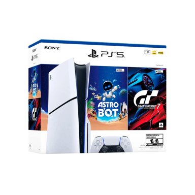CONSOLA PLAYSTATION 5 SLIM ESTÁNDAR BUNDLE ASTRO BOT Y GRAN TURISMO 7 - 1