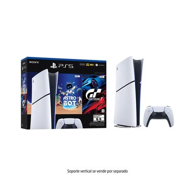 CONSOLA PLAYSTATION 5 SLIM DIGITAL BUNDLE ASTRO BOT Y GRAN TURISMO 7 - 2