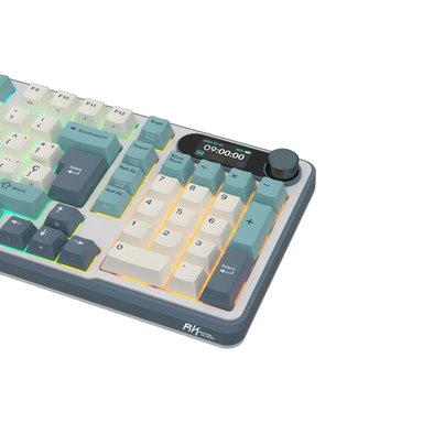 TECLADO MECÁNICO GAMER ROYAL KLUDGE RK-S98 INALÁMBRICO SP LIGHT CLOUD CHARTREUSE SWITCH - 4