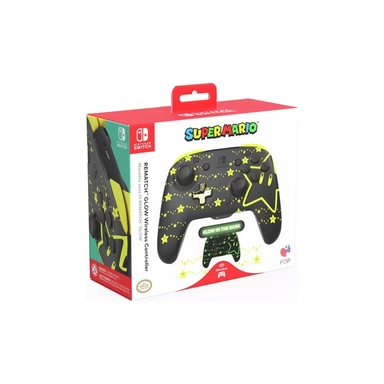 CONTROL PDP REMATCH GLOW WIRELESS SUPER MARIO PARA NINTENDO SWITCH - 6