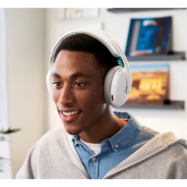 AUDÍFONOS GAMER LOGITECH G325 WIRELESS LIGHTSPEED BLUETOOTH 40MM CABLE USB-C BLANCO - 6