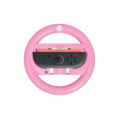 TIMON HORI-MARIO KART WORLD RACING WHEEL PEACH PARA NINTENDO SWITCH 2 NSX-089U - 3