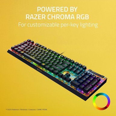 TECLADO GAMER RAZER BLACKWIDOW V4 X MECHANICAL GAMING POKEMON EDITION - 5