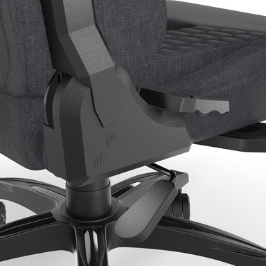 SILLA GAMER CORSAIR TC100 RELAXED TELA GREY BLACK - 3