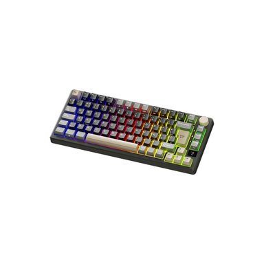 TECLADO GAMER ROYAL KLUDGE RK M75 INALÁMBRICO SP PHANTOM K SWITCH SILVER - 3