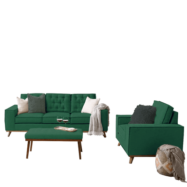 JUEGO SALA HOME PREMIUM KLOE 3 1 + BANQUETA