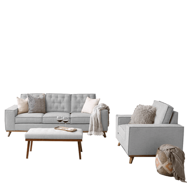 JUEGO SALA HOME PREMIUM KLOE 3 1 + BANQUETA