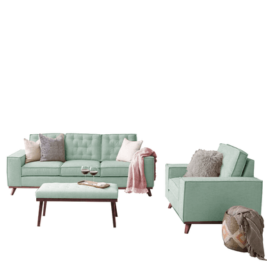 JUEGO SALA HOME PREMIUM KLOE 3 1 + BANQUETA