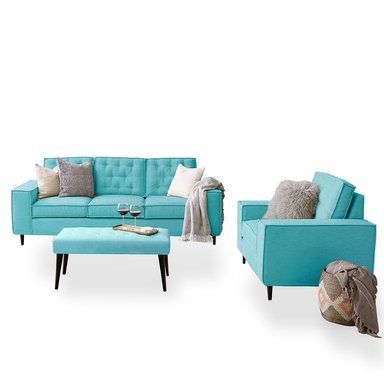 JUEGO SALA HOME PREMIUM KALHESI 3 1 + BANQUETA