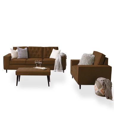 JUEGO SALA HOME PREMIUM KALHESI 3 1 + BANQUETA