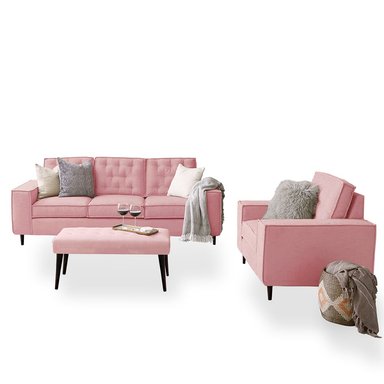 JUEGO SALA HOME PREMIUM KALHESI 3 1 + BANQUETA