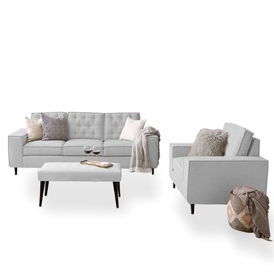 JUEGO SALA HOME PREMIUM KALHESI 3 1 + BANQUETA