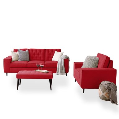 JUEGO SALA HOME PREMIUM KALHESI 3 1 + BANQUETA