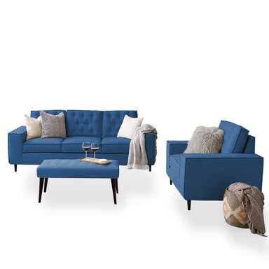 JUEGO SALA HOME PREMIUM KALHESI 3 1 + BANQUETA