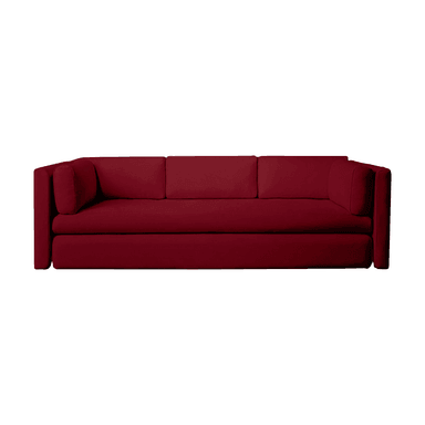 SOFA HOME PREMIUM BARBIE 3 CUERPOS GUINDA