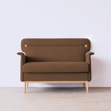 SOFA HOME PREMIUM FRUNA 2 CUERPOS CHOCOLATE