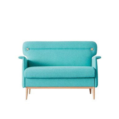 SOFA HOME PREMIUM FRUNA 2 CUERPOS TURQUESA