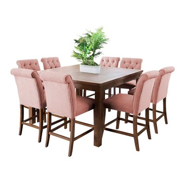 JUEGO DE COMEDOR HOME PREMIUM MANOLO 8 SILLAS