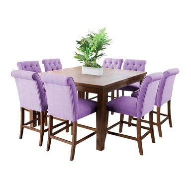 JUEGO DE COMEDOR HOME PREMIUM MANOLO 8 SILLAS