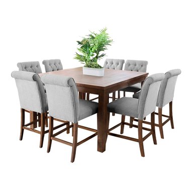 JUEGO DE COMEDOR HOME PREMIUM MANOLO 8 SILLAS