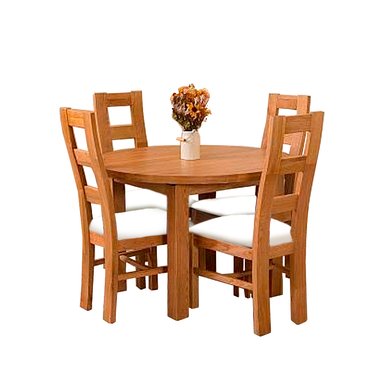 JUEGO DE COMEDOR HOME PREMIUM SILVIA 4 SILLAS