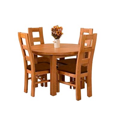JUEGO DE COMEDOR HOME PREMIUM SILVIA 4 SILLAS