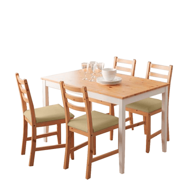 JUEGO DE COMEDOR HOME PREMIUM DENVER 4 SILLAS